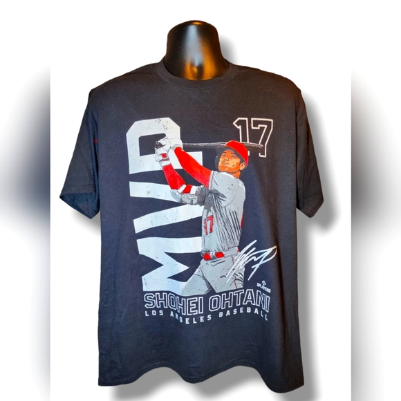 MVP Shohei Ohtani Los Angeles MLBPA T-Shirt - Picture 1 of 5